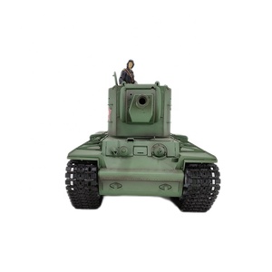 Henglong 3949-1 PRO 1/16 Char de combat militaire soviétique <span class=keywords><strong>KV</strong></span>-2 RC 2.4Ghz avec tir de billes, fumée et radiocommande, modèle MT - Product Image 4