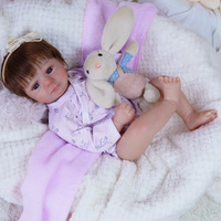 Boneka Bayi Vinyl 18 Inci untuk Anak Perempuan Laki-laki, Mainan Anak Usia Prasekolah, Grosir, Mainan Anak Realistis Seperti Bayi Baru Lahir