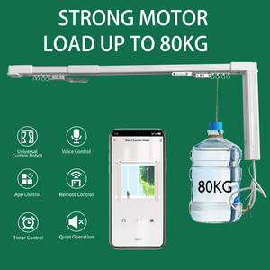 Kit <span class=keywords><strong>de</strong></span> cortina inteligente MyQ Tuya Smart Home WiFi ZigBee con riel motorizado eléctrico y controlador automático <span class=keywords><strong>de</strong></span> cortina con - Product Image 6