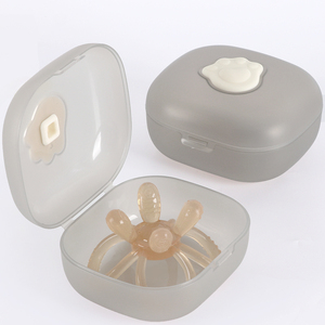 Estuche de viaje SUNSHING para mordedores, cadena para chupete, caja de almacenamiento, soporte de PP para juguetes de dentición, caja de silicona para mordedores de bebé recién nacido, directo de fábrica - Product Image 4