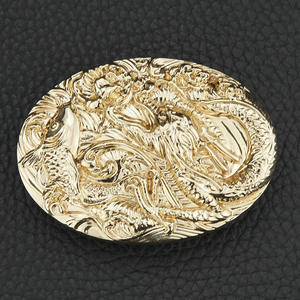Fabricant de boucle de ceinture taille intérieure 40mm boucle de ceinture occidentale personnalisée en alliage de zinc pour poisson et dragon - Product Image 5