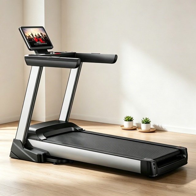 Smart Electric Portable Foldable Treadmill Auto Incline Low Noise Motor Shock Absorption Home Commercial Indoor Gym Running