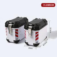Nouvelle Sacoche Arrière de Moto YUYILIN 30L en PP, Valises Latérales Doubles/Triple Grande Capacité, Étanche et Résistante aux Chutes, Universelle pour
