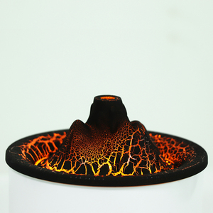 Humidificateur à vapeur chaude Crackle-Volcano de plus de 200 ml avec effet flamme pour utilisation autonome - Product Image 6