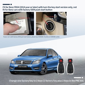Système de clé intelligente EASYGUARD PKE compatible avec Benz V260, ML/GL/GLS, Classe G, 2014+  Démarrage par clé FBS4 - Product Image 6