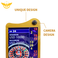 Écran d'affichage de table de roulette YH 32 pouces avec bande LED - Tableau de scores de casino professionnel double face personnalisable