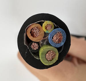 ZR-RVV kabel daya listrik Multi-core 300/500V kawat selubung lembut kabel tembaga murni 2 <span class=keywords><strong>3</strong></span> 4 core kawat listrik fleksibel H05VV-V - Product Image 1