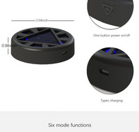 Lampe d'entraînement multifonctionnelle pour la réactivité - 4 unités, nouvelle version améliorée, entraîneur de vitesse et d'agilité télécommandé, batterie 30 heures, utilisation intérieure/extérieure