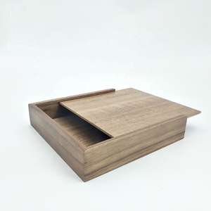 Boîte Cadeau Photo <span class=keywords><strong>en</strong></span> Bois <span class=keywords><strong>de</strong></span> Noyer <span class=keywords><strong>de</strong></span> Luxe avec Couvercle Coulissant Design Rectangle Moderne <span class=keywords><strong>Stockage</strong></span> <span class=keywords><strong>de</strong></span> Souvenirs <span class=keywords><strong>de</strong></span> Noël ou Boîte Cadeau - Product Image 5