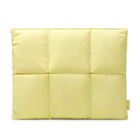 Tas Pelindung Tablet Anti Air Anti Guncangan 10 11 13 14 Inch, Lucu, Bahan Nylon, Model Puffer, Sarung Laptop