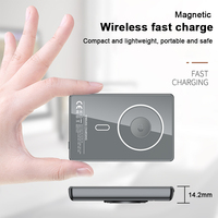 Personnalisation Prix de gros 10000mah Banque d'alimentation magnétique Support de chargeur rapide portable sans fil Banque d'alimentation pour téléphone
