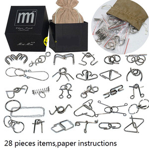 Rompecabezas Metálico de Inteligencia, Clásico Chino, Desbloqueable, 3D, Prueba de QI, Anillo Separable, Juguete Educativo - Product Image 3