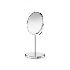 Cosmetic <b>Mirror</b> on Stand Metal 35cm 15cm <b>Silver</b> Magnification Vanity <b>Mirror</b> - Product Image 2