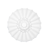 Médaillon de plafond en polystyrène ignifuge avec des capacités de moulage élégantes pour la décoration intérieure, matériau pour la maison