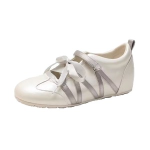 Nuevas Zapatillas Casuales Blancas Estilo Ballet con Plataforma Interna para Mujer, Modelo Mary Jane, Colección Primavera-Verano 2026 - Product Image 5