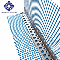 Perfil de Esquina de Aluminio con Malla de Fibra de Vidrio, Protector de Esquina, Tamaño de Malla Personalizable Disponible