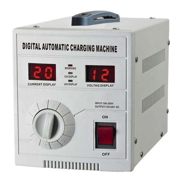 RK-20A Digital Automatic Charging Machine 12V Battery Charger 12v 220v Battery Charger Powerful for Car