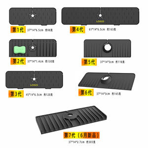 Protector contra salpicaduras para fregadero de cocina, accesorios para fregadero, para encimera de cocina y baño - Product Image 6