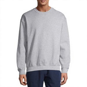 Sudadera de Hombre al por Mayor, Corte Regular, Felpa de Algodón, Ecológica, Cuello Redondo, Color Sólido, Invierno, 250g - Product Image 1
