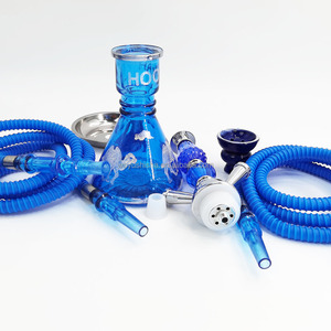 2 Vòi Màu Xanh Dương Sang Trọng Hokkaido Hookha Shisha Hookah - Product Image 6