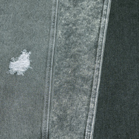 Tissu denim vert foncé, sergé de coton vert forêt, bicolore, stock en gros, prix compétitif, OEM, faible MOQ, pour jeans et manteaux