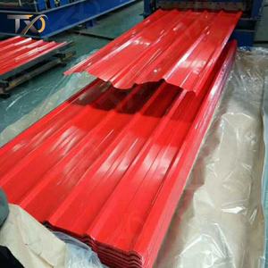 Листовой металл для кровли из стали с цветным покрытием DX51D+Z/DX52D+Z средней твердости, гофрированный, с возможностью сварки, гибки и резки по стандарту ASTM - Product Image 6