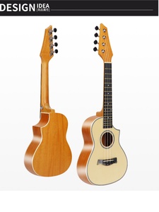 Ukelele Hawaiano Pequeño Personalizado Yukrili de 23 Pulgadas con Cuerdas de Nailon - Product Image 3