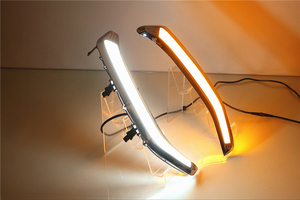 1 Juego de Luces LED DRL Amarillas de Señal de Giro, Luces de Circulación Diurna con Relé para <span class=keywords><strong>Subaru</strong></span> <span class=keywords><strong>Forester</strong></span> 2013 2014 2015 2016 <span class=keywords><strong>2017</strong></span> 2018 - Product Image 4