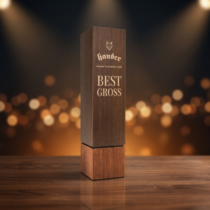 Trophée de golf de haute qualité, trophée de luxe, trophée en cristal haut de gamme, trophée de reconnaissance exécutive, trophée en cristal et métal gravé sur mesure - Product Image 5