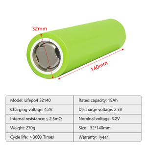 Baterías de Iones de Litio Recargables 32140 33140 40135, 3.2V 15Ah - Product Image 2