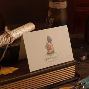 <span class=keywords><strong>การ์ด</strong></span>อวยพรแบบ<span class=keywords><strong>จีน</strong></span>รักษ์โลก ลายดอกไม้และใบไม้ แบรนด์ HAOXUAN - Product Image 6