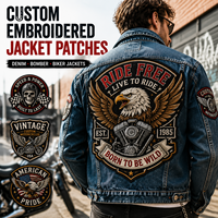 Écussons brodés personnalisés, patchs brodés avec logo personnalisé pour vêtements, chapeaux, sacs, fabrication OEM ODM, vente en gros