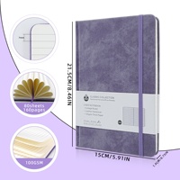 Nouveaux produits 2026-2027 : Carnet en cuir à pages lisses pour la planification personnelle et professionnelle