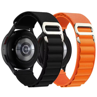 Bracelet Boucle Alpine 20mm 22mm pour Samsung Galaxy Watch 7 4 5 6 Classic 5Pro Active S3 Nylon Bracelet Amazfit Huawei Watch GT4 Band