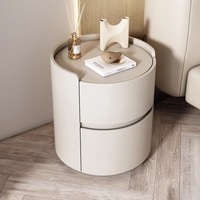 2023 nouvelle lumière luxe haut de gamme armoire de chevet boîte de rangement créative moderne en bois Table basse pour enfants