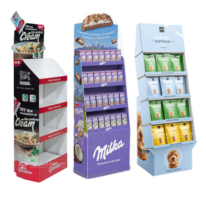 Cartond thực phẩm sóng sàn giấy sô cô la Pop Up các tông thực phẩm hiển thị các tông hiển thị đứng tùy chỉnh các tông hiển thị - Product Image 4