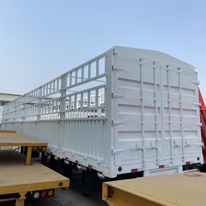 Promotion : Semi-remorque à ridelles 3 essieux pour le <span class=keywords><strong>transport</strong></span> logistique en Afrique, protection sécurisée des marchandises à grand volume - Product Image 6