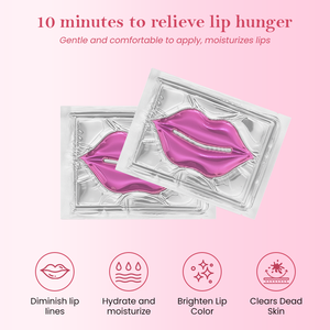 قناع النوم بالشفاه هيدروجيل الكولاجين ورقة الكريستال نباتي العناية العضوية الترطيب تبييض ثبات المورد بالجملة - Product Image 3