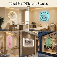 Nouveau produit : enseigne commerciale LED RGB, lettres acryliques 3D, logo personnalisé, lettres en métal, enseigne publicitaire, logo mural 3D