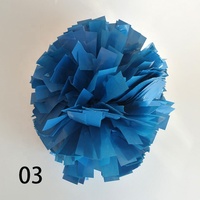 Pompons de cheerleading Icheerobics Factory, vente chaude, haute qualité, couleurs personnalisables, deux têtes, à tenir à la main, en PET, 15 couleurs
