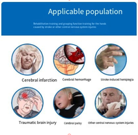 Stimulateur électrique de la fonction des membres supérieurs FES, appareil d'entraînement des mains pour l'hémiplégie post-AVC, l'infarctus cérébral et les accidents intracérébraux