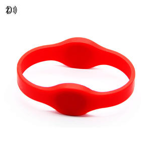 부드러운 부드러운 NFC 팔찌 듀얼 칩 LF + HF/NFC 실리콘 보안 RFID 팔찌 - Product Image 5