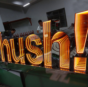 Tùy chỉnh vô hạn Vực Thẳm gương acrylic <span class=keywords><strong>LED</strong></span> lightbox nhiều màu ngàn lớp quảng cáo của công ty Neon nguồn ánh sáng - Product Image 2