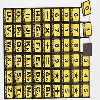 Jouet éducatif pour enfants réfrigérateur alphabet EVA mousse plastique réfrigérateur en bois lettres magnétiques