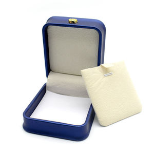 Новая фабрика, роскошная упаковка ювелирных изделий из искусственной кожи, белое золото, изготовленные на заказ, коробки для сережек, оптовая продажа, Экономичная Цена, простая - Product Image 5
