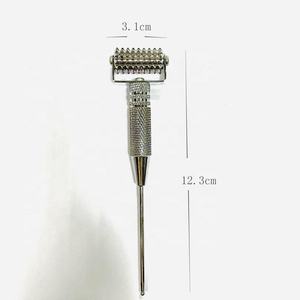 <span class=keywords><strong>Detector</strong></span> de reflexología facial de Metal, Pluma de acupuntura Manual, herramienta de masaje de tejido profundo para relajar el punto de disparo, masaje de presión - Product Image 1