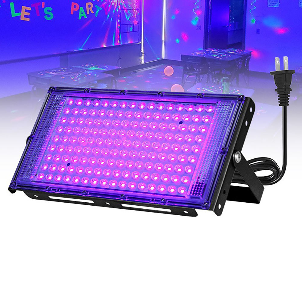 UV Projector Light Fluorescent LED Floodlight for Stage Glass Nail Lamp Ultraviolet Theater Light IP65
