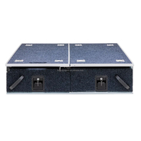 Boîte à outils de rangement en aluminium pour camionnette avec tiroirs arrière du système de tiroirs Nissan Patrol Y61 coulissant en 4Wd