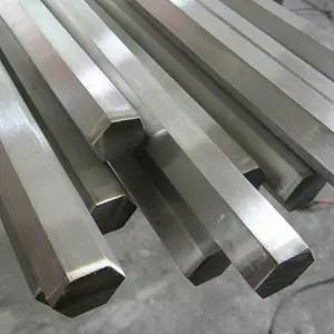 Barra Hexagonal de acero inoxidable, fabricante de China, barra Hexagonal de acero pulido serie 200 300 400