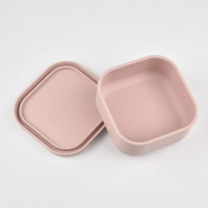 Beaucoup de nouvelles <span class=keywords><strong>couleurs</strong></span> en option boîte à lunch en silicone haute valeur de couleur carré haute couleur système Makaron couvercles de stockage des aliments simples - Product Image 5